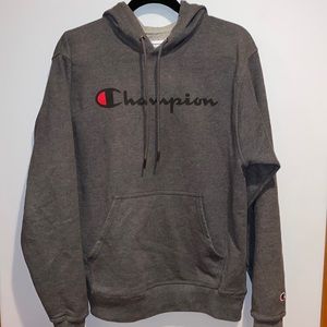Gray champion hoodie